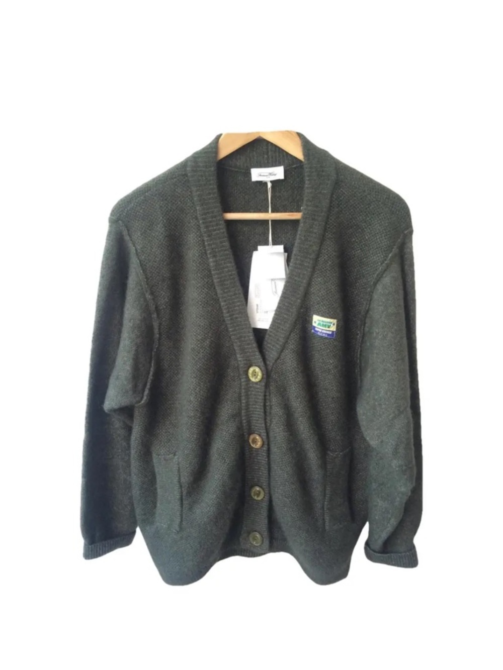 Like new! American Vintage AMV La Maison Green Knit Sweater! Size XS/S!